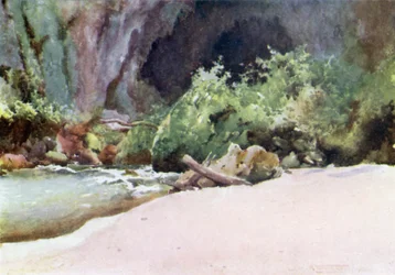 Der Boden der Goekteik-Schlucht